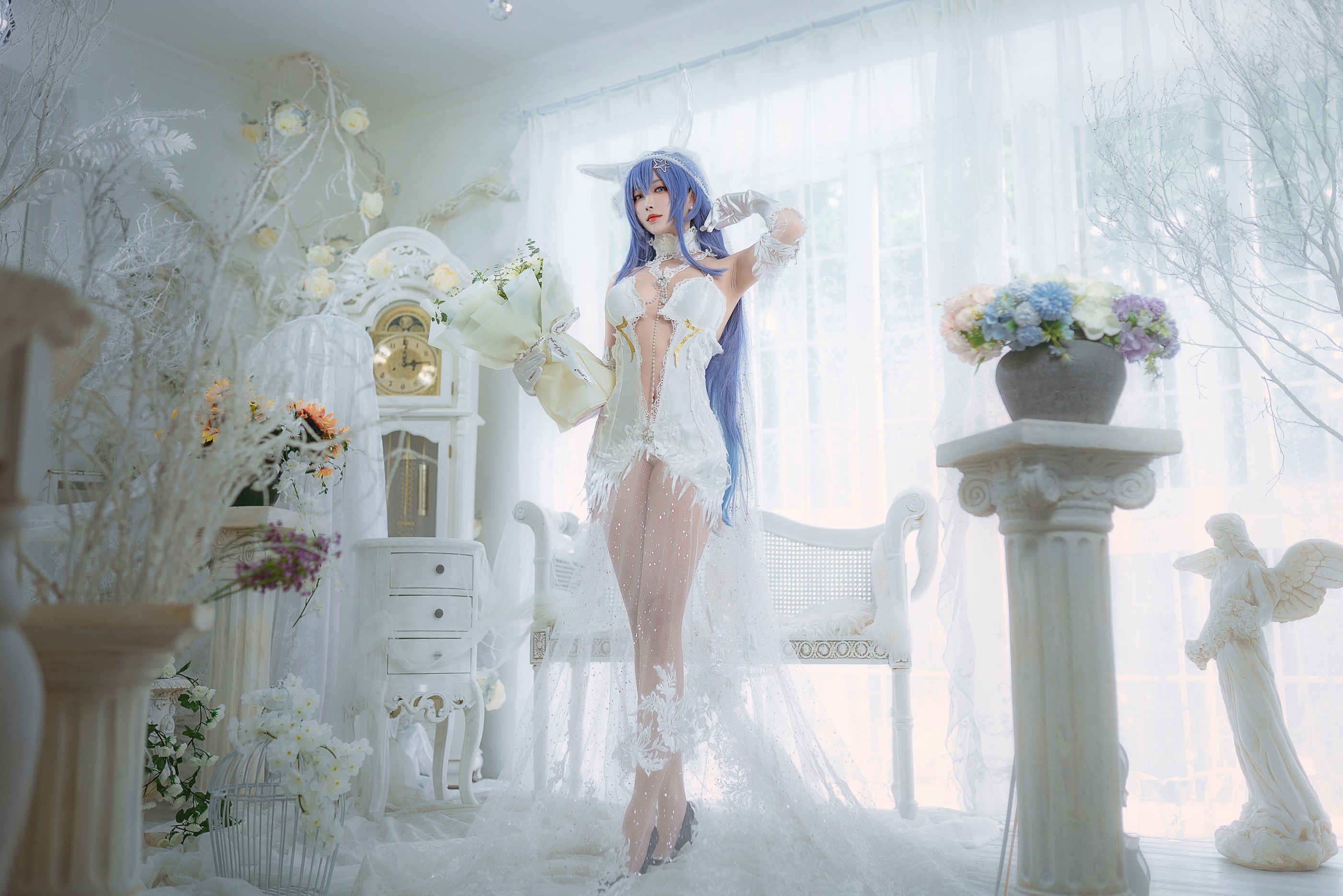 图片[1]-宮本桜 – NO.001 花园花嫁[27P]-XikXak